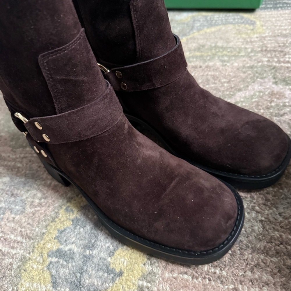 J.Crew Suede Moto Boots - Picture 6 of 13